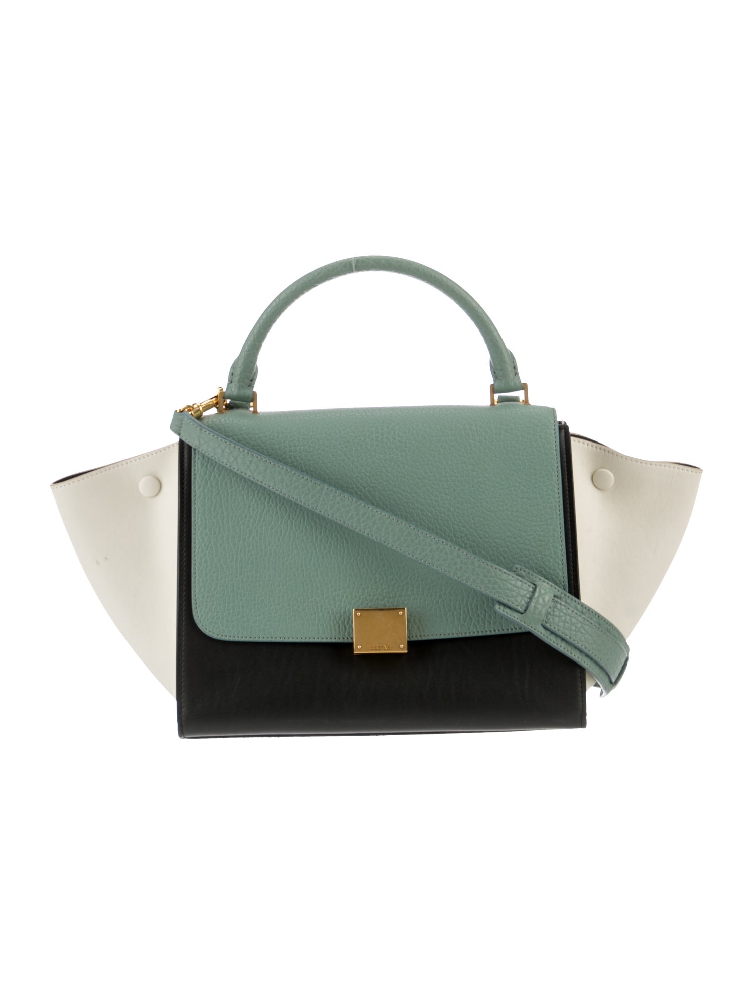 Celine Leather Trapeze Small