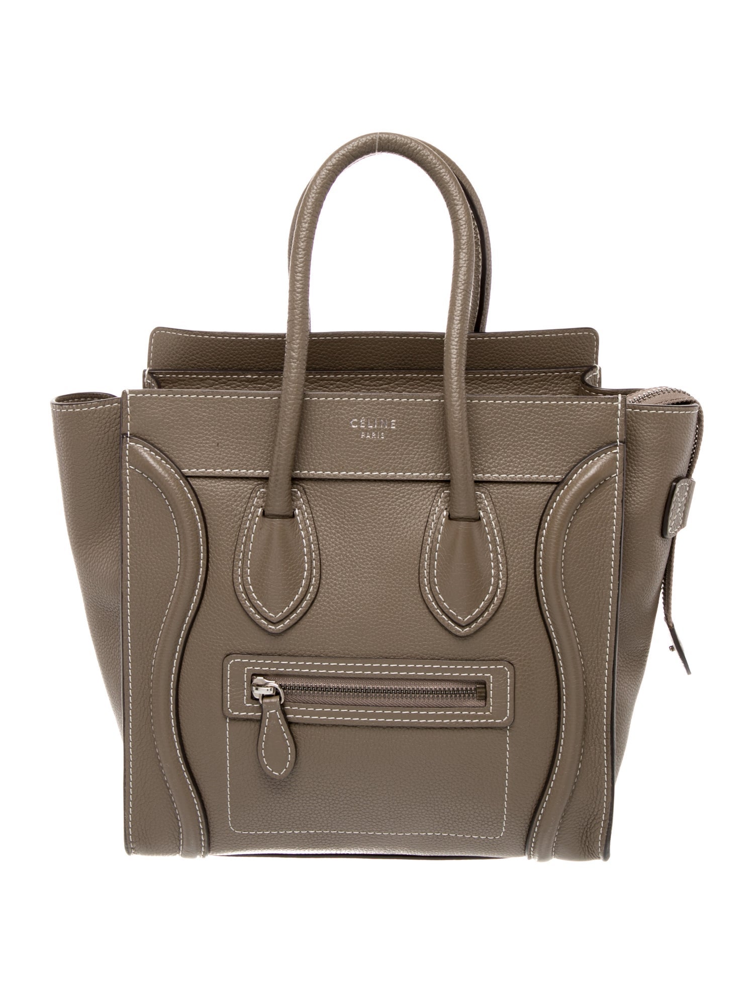 Celine Leather Luggage Micro
