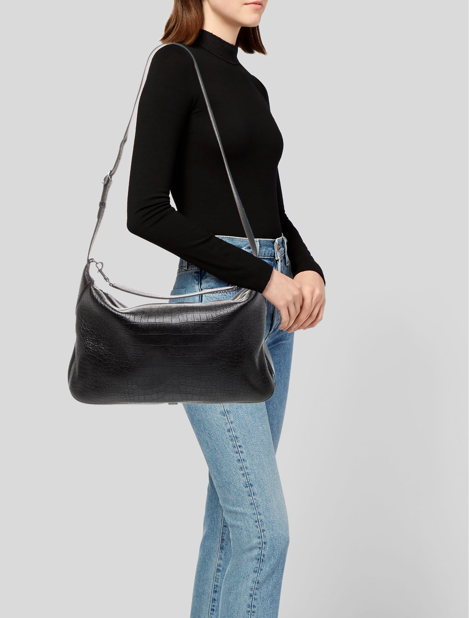 Celine Embossed Leather Romy Large 2024