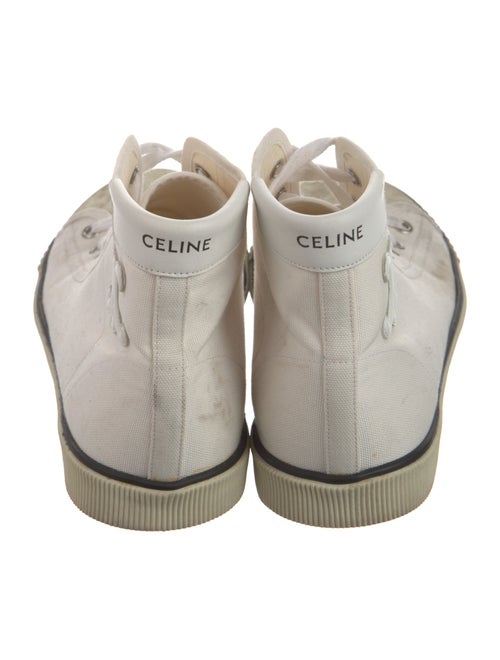 Celine Canvas Colorblock Pattern Sneakers
