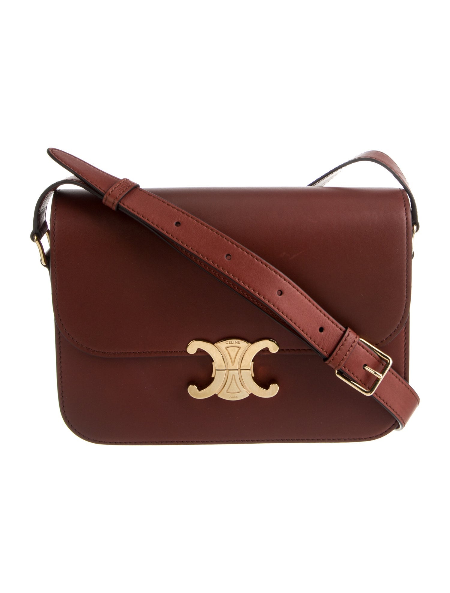 Celine Leather Triomphe Medium