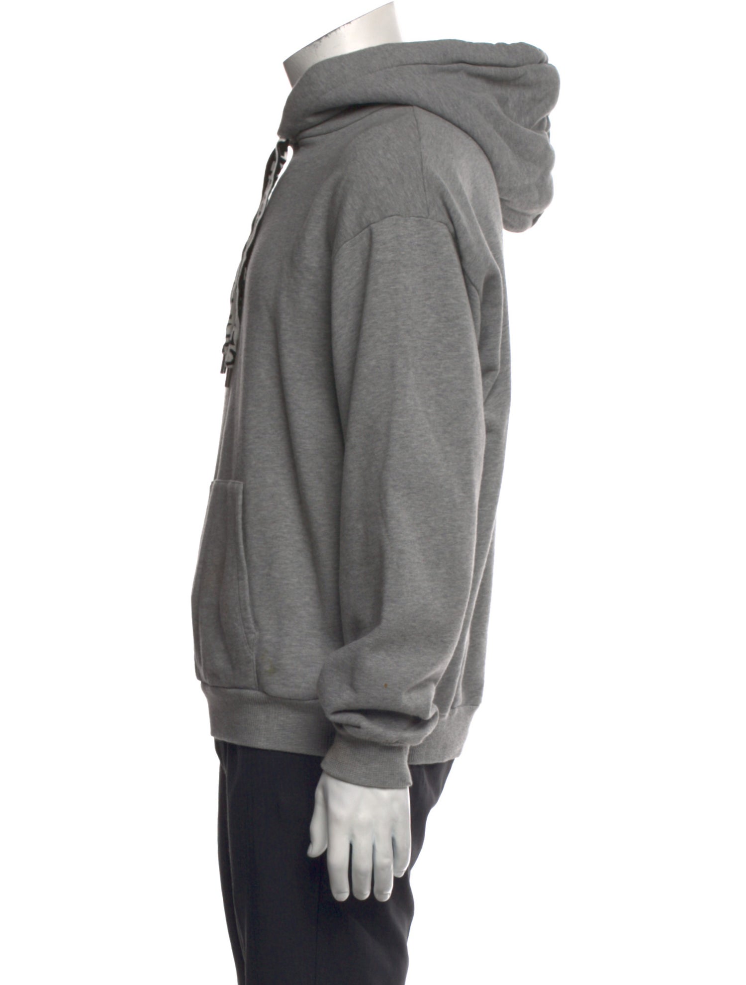 Celine Graphic Print Mock Neck Hoodie