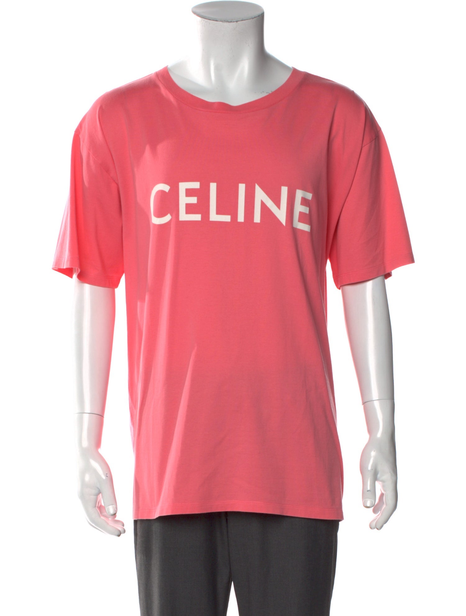 Celine Graphic Print Crew Neck T-Shirt