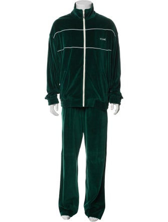 Celine Triomphe Striped Lounge Set