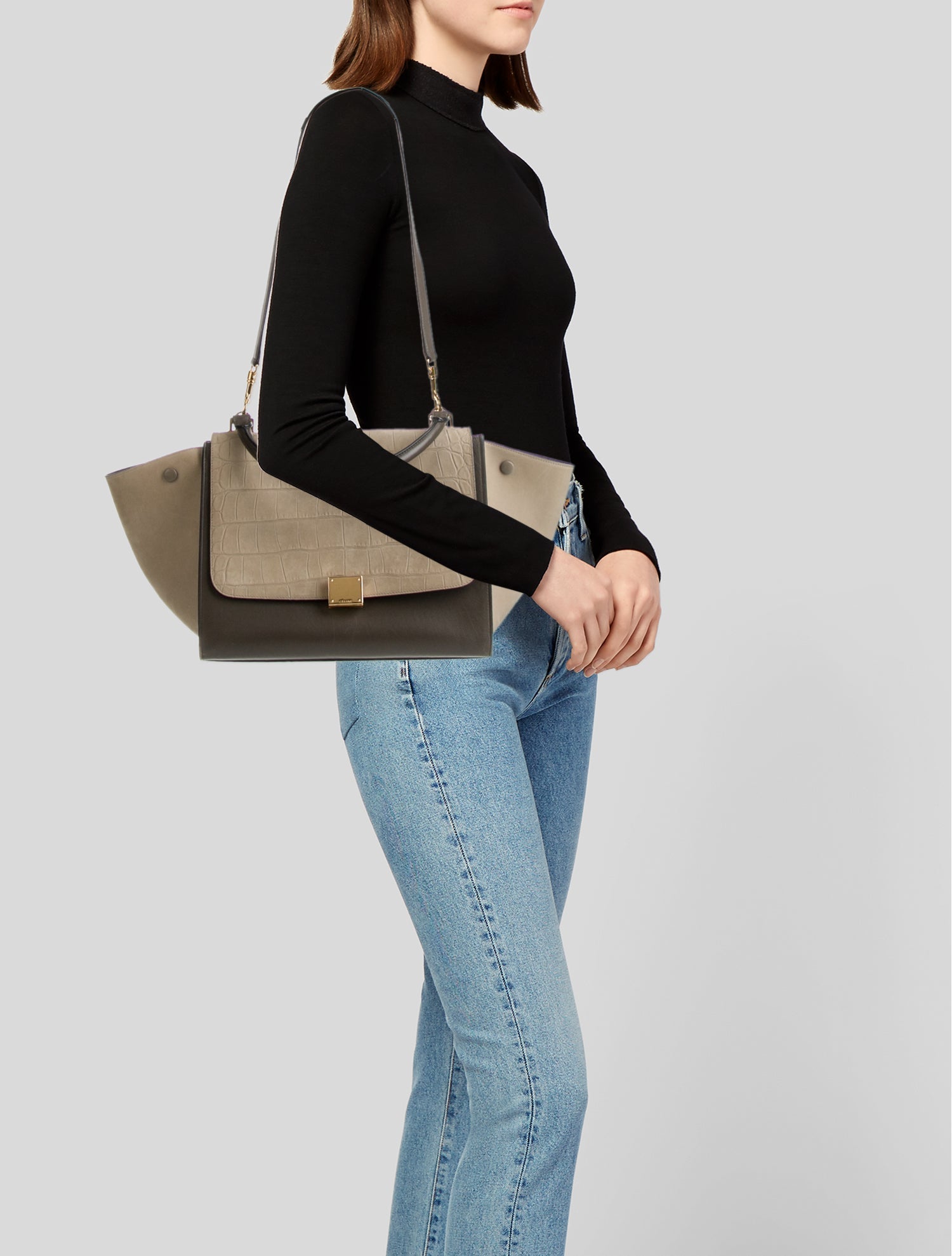 Celine Leather Trapeze Medium