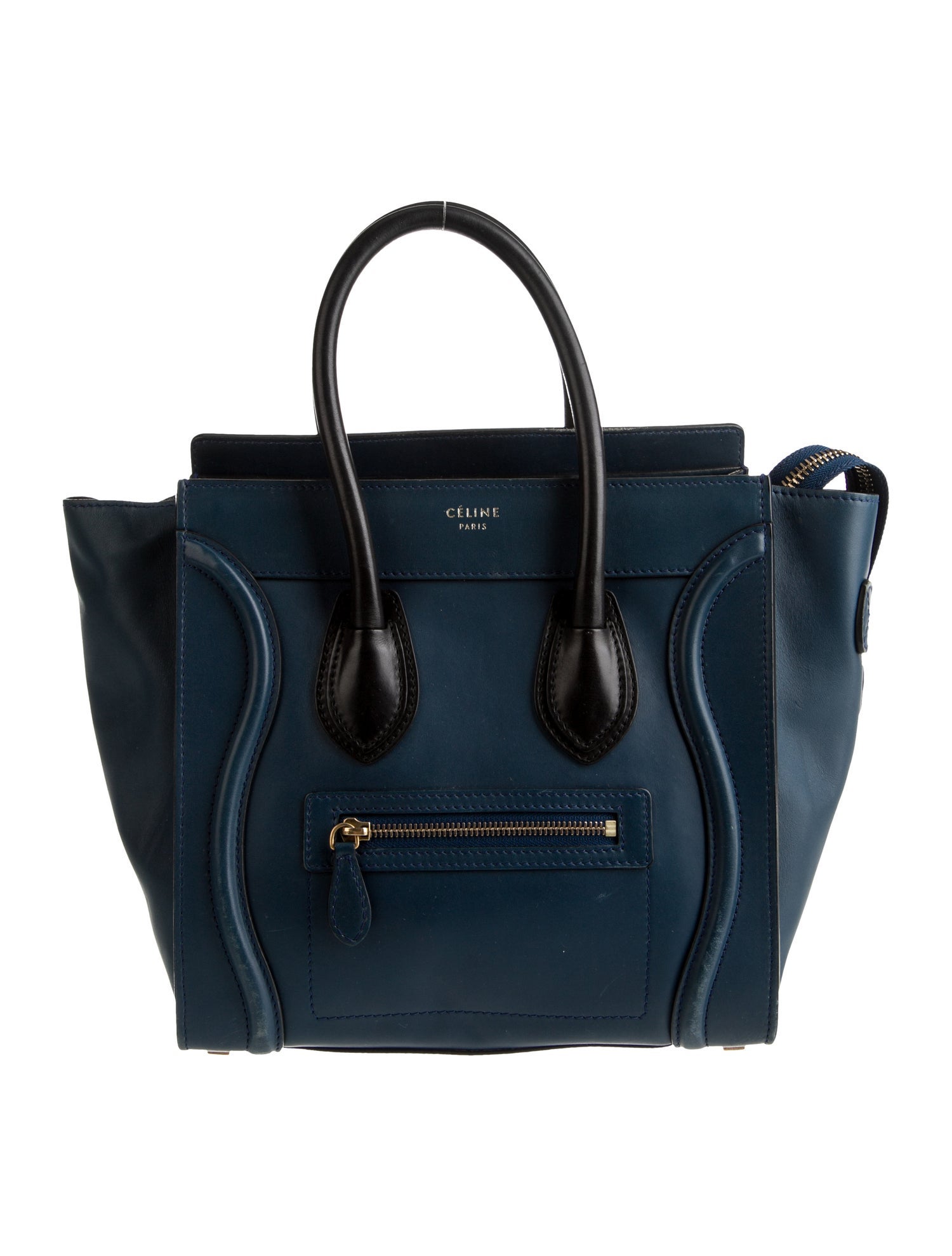 Celine Leather Luggage Micro