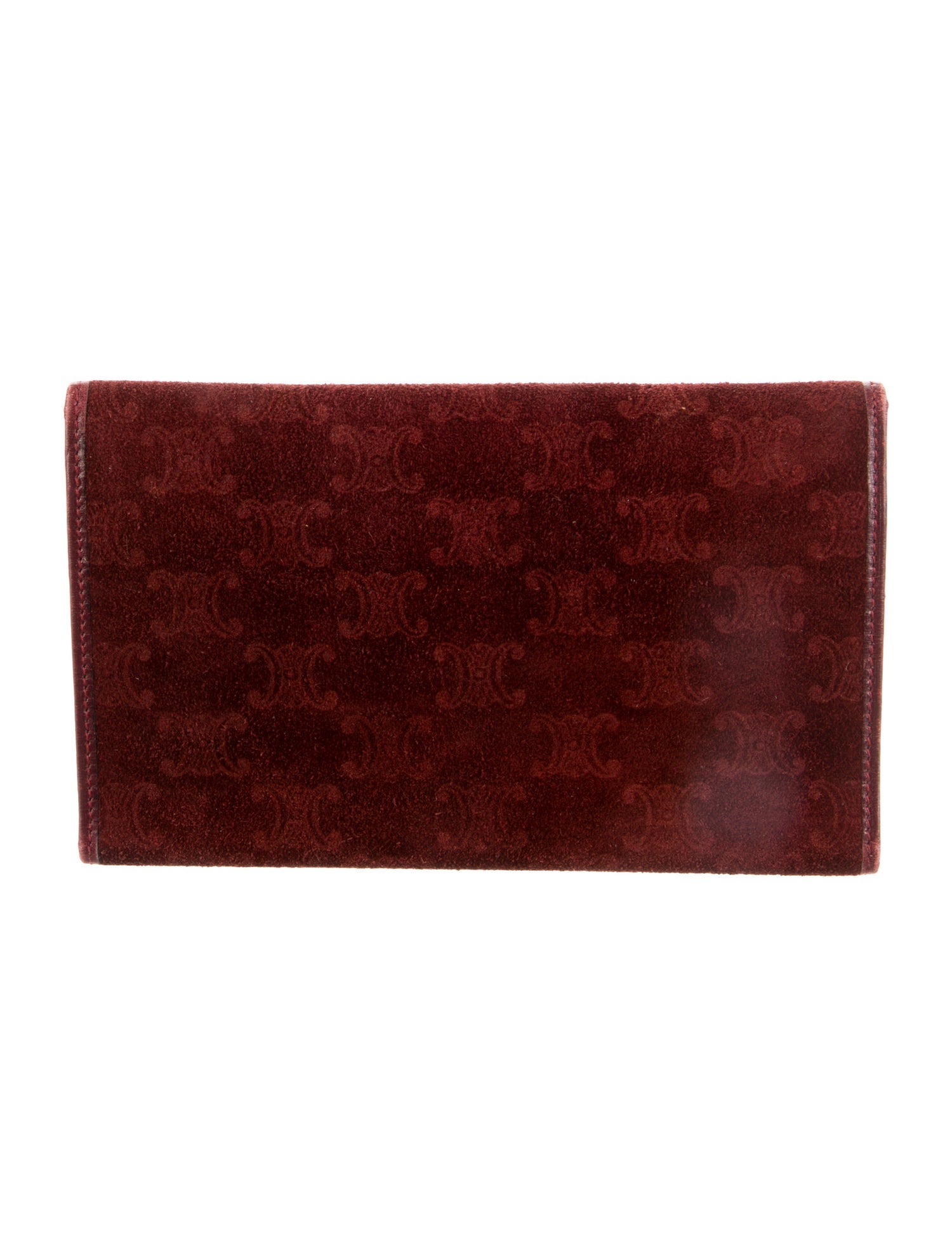 Celine Suede Printed Coin Pouch