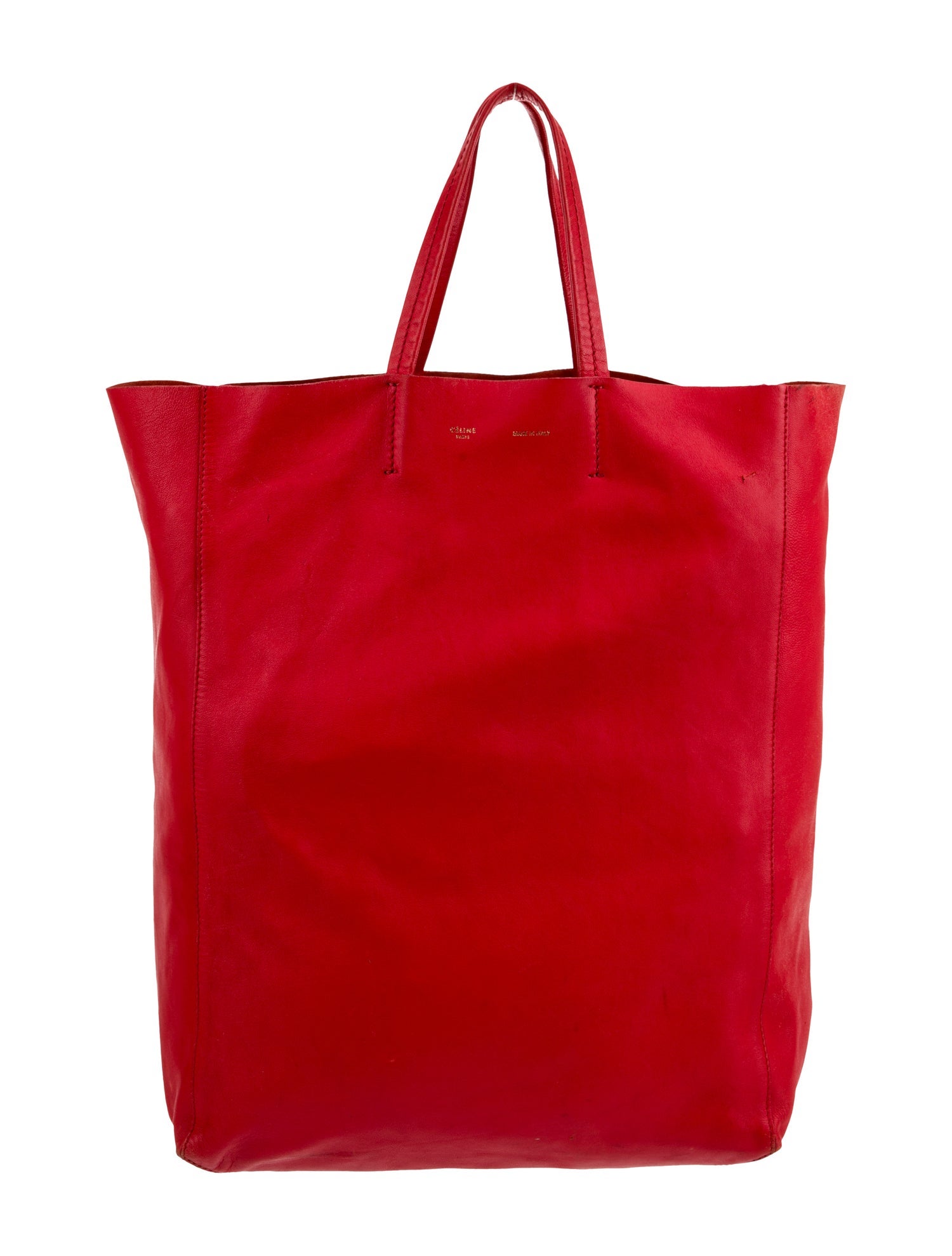 Celine Leather Vertical Cabas