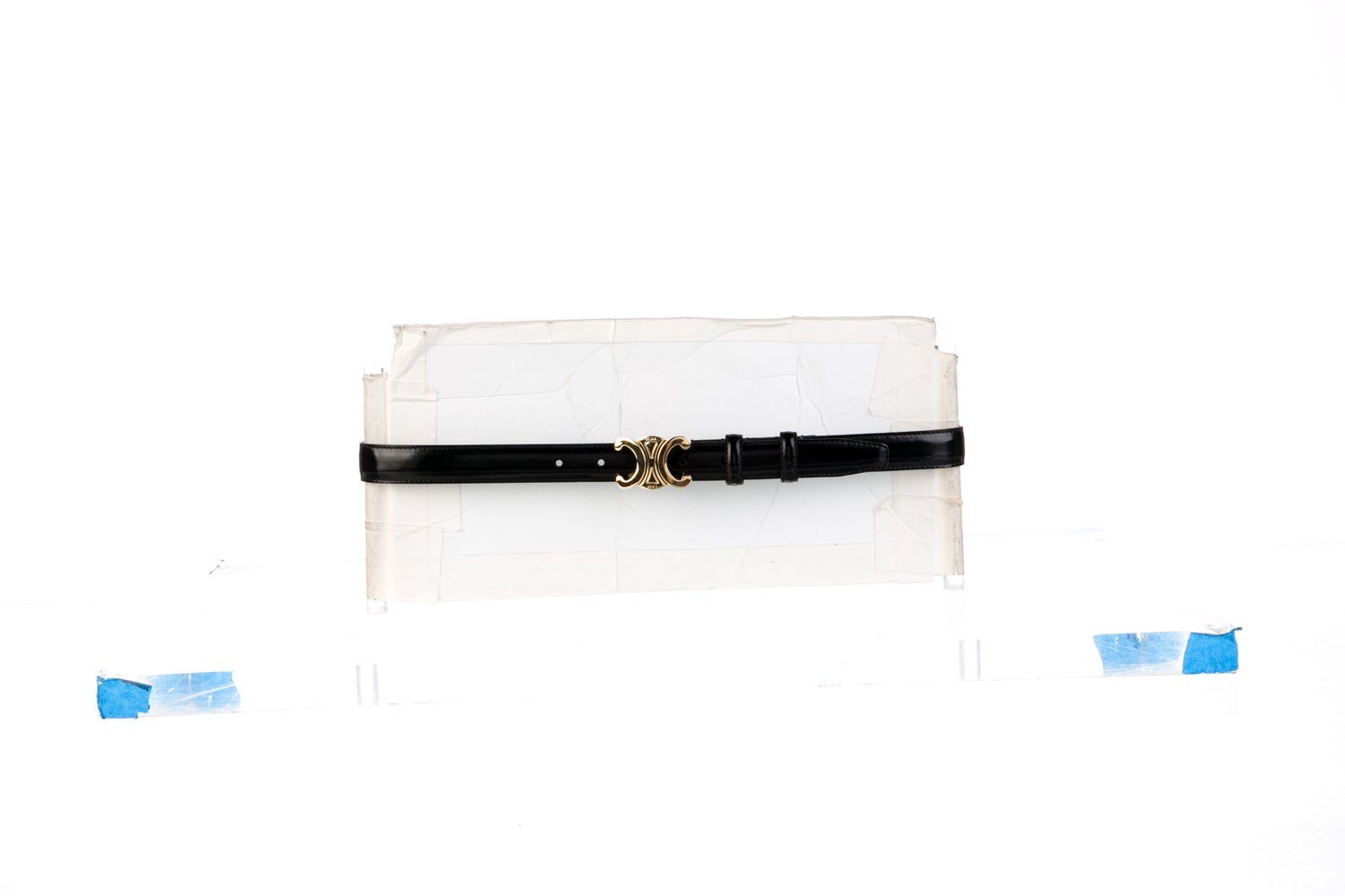 Celine Skinny Leather Belt