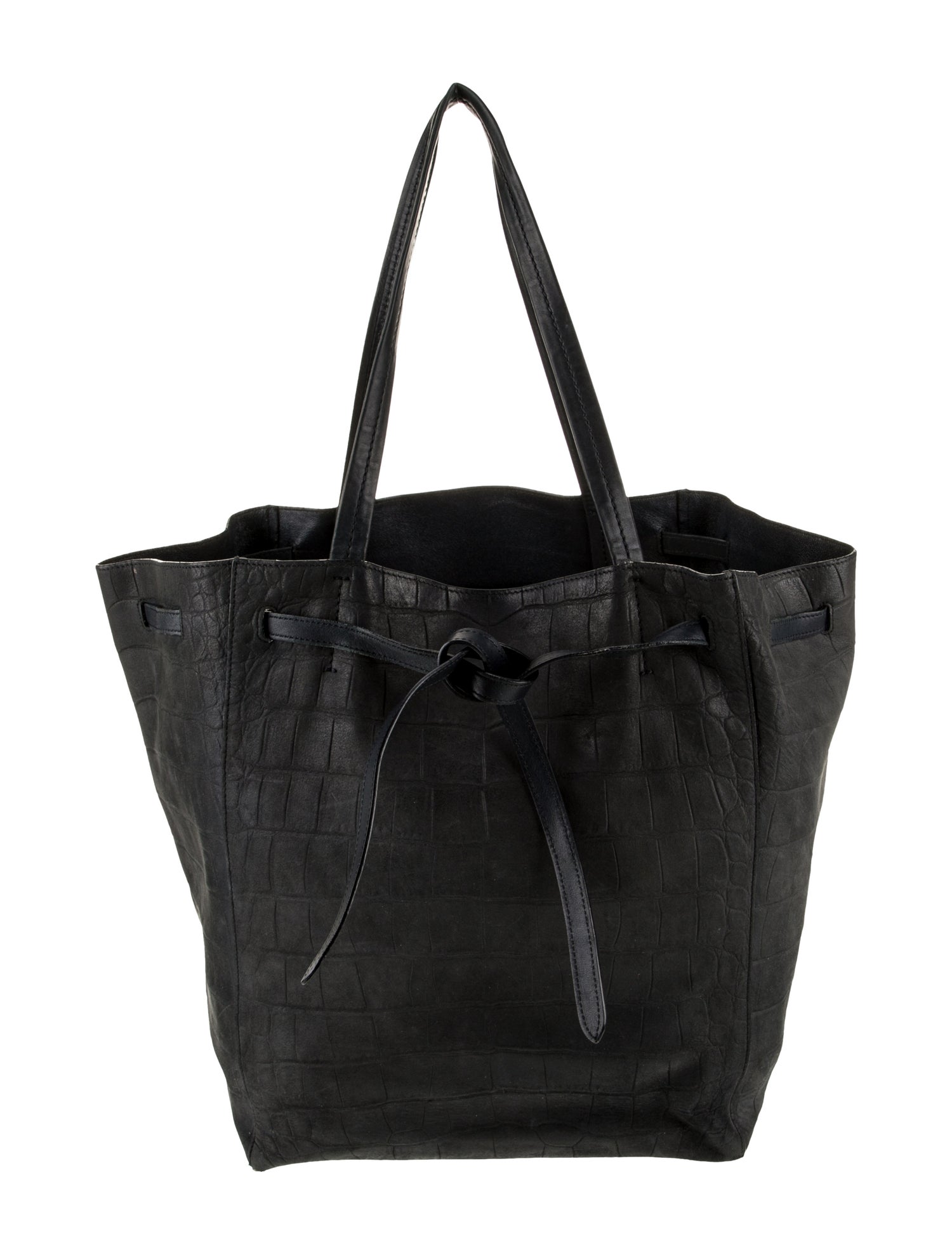 Celine Leather Cabas Phantom w/Belt Medium