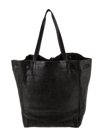 Celine Leather Cabas Phantom w/Belt Medium