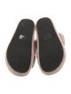 Celine Shearling Fur Trim Slides