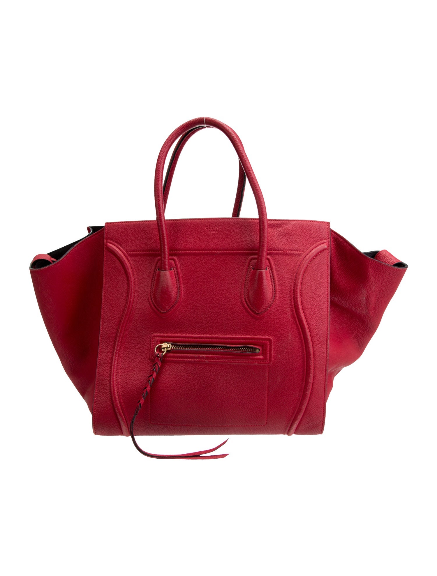 Celine Leather Luggage Phantom Medium
