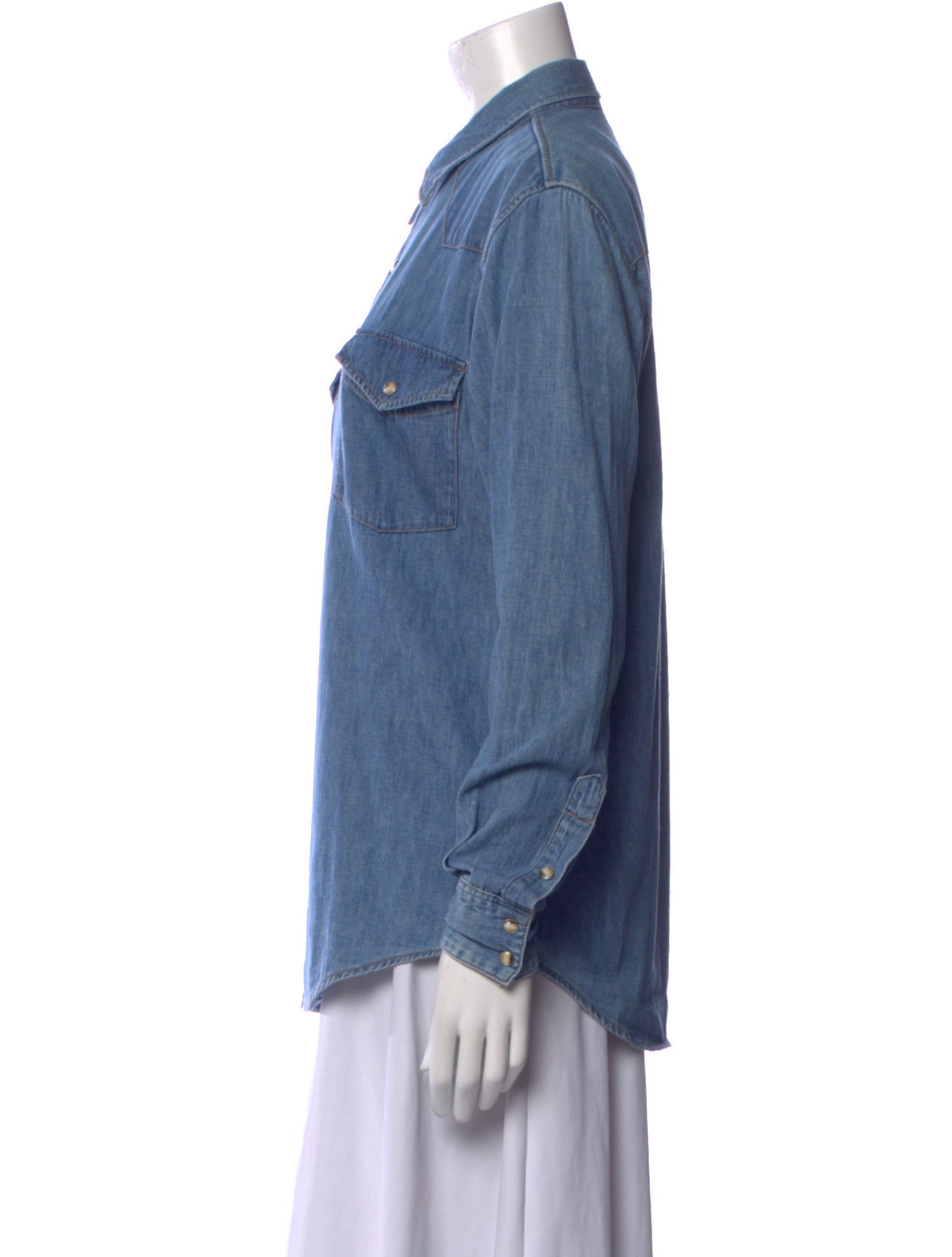 Celine Long Sleeve Button-Up Top