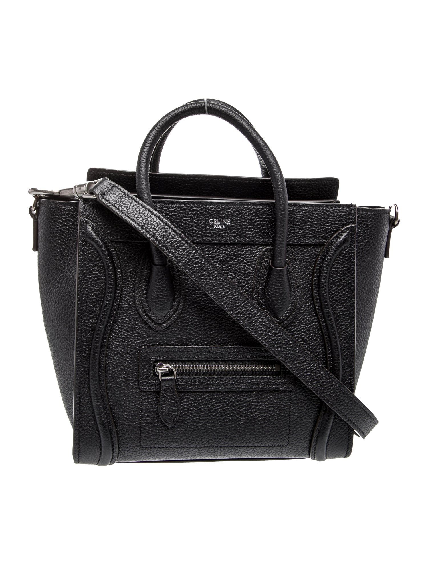 Celine Leather Luggage Nano