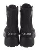 Celine Canvas Combat Boots