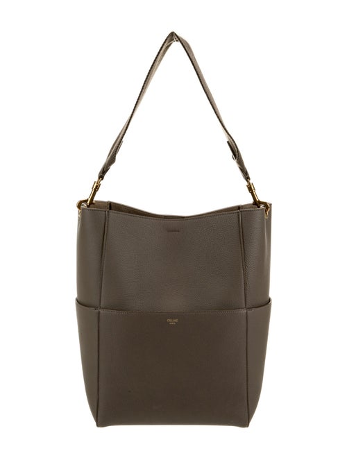 Celine Leather Seau Sangle Medium