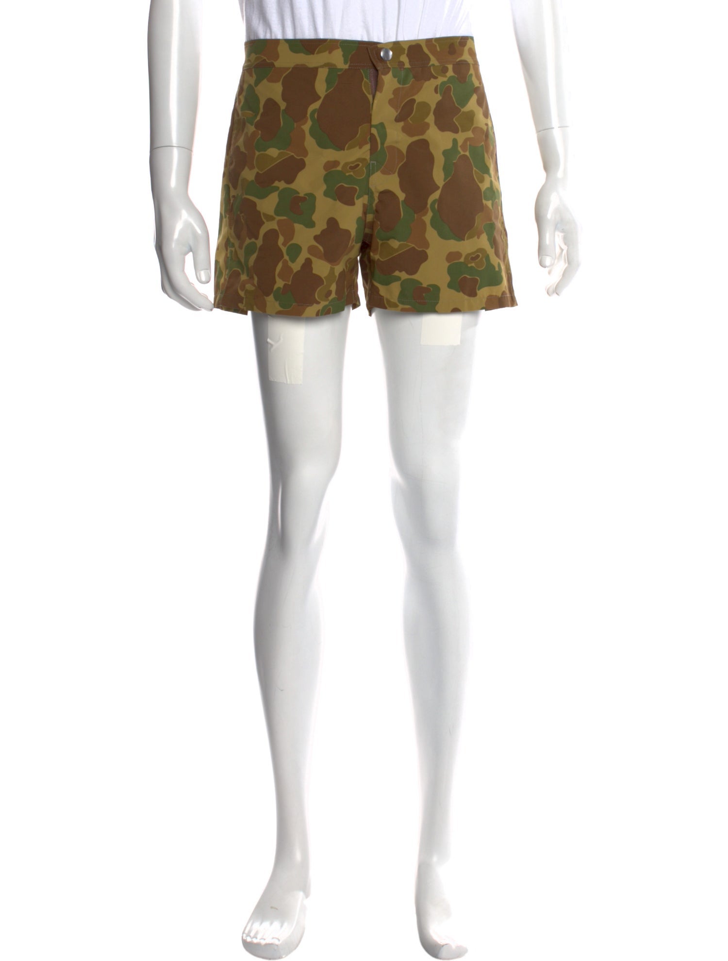 Celine Camo Printed Swim Trunks