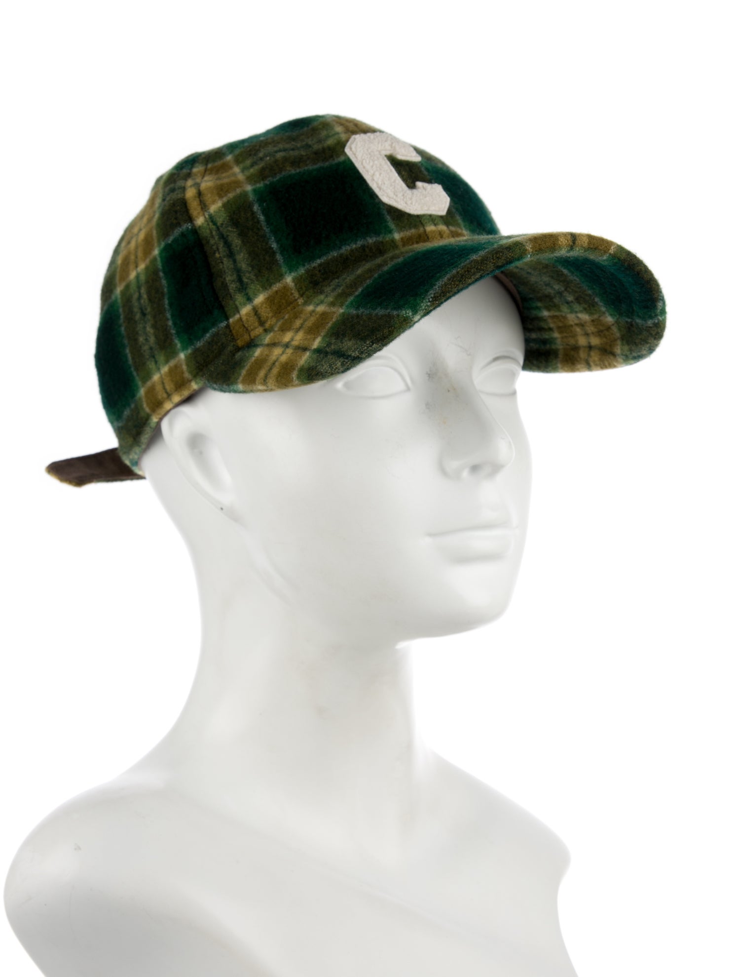 Celine Plaid Baseball Cap