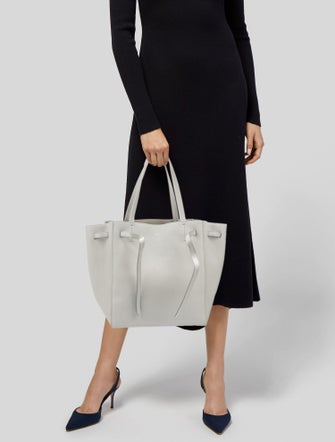 Celine Leather Cabas Phantom w/Belt Small