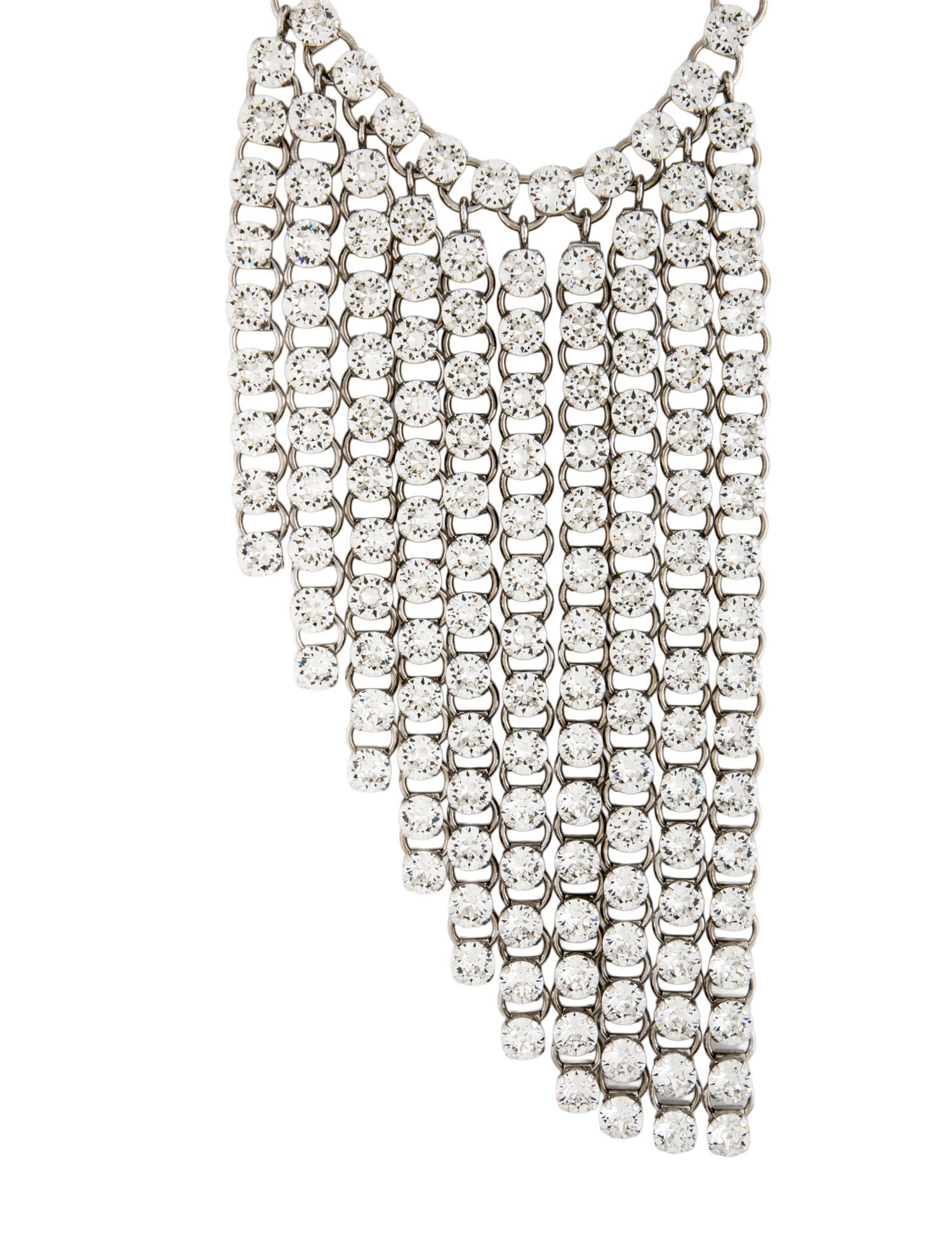 Celine Strass Fringes Necklace