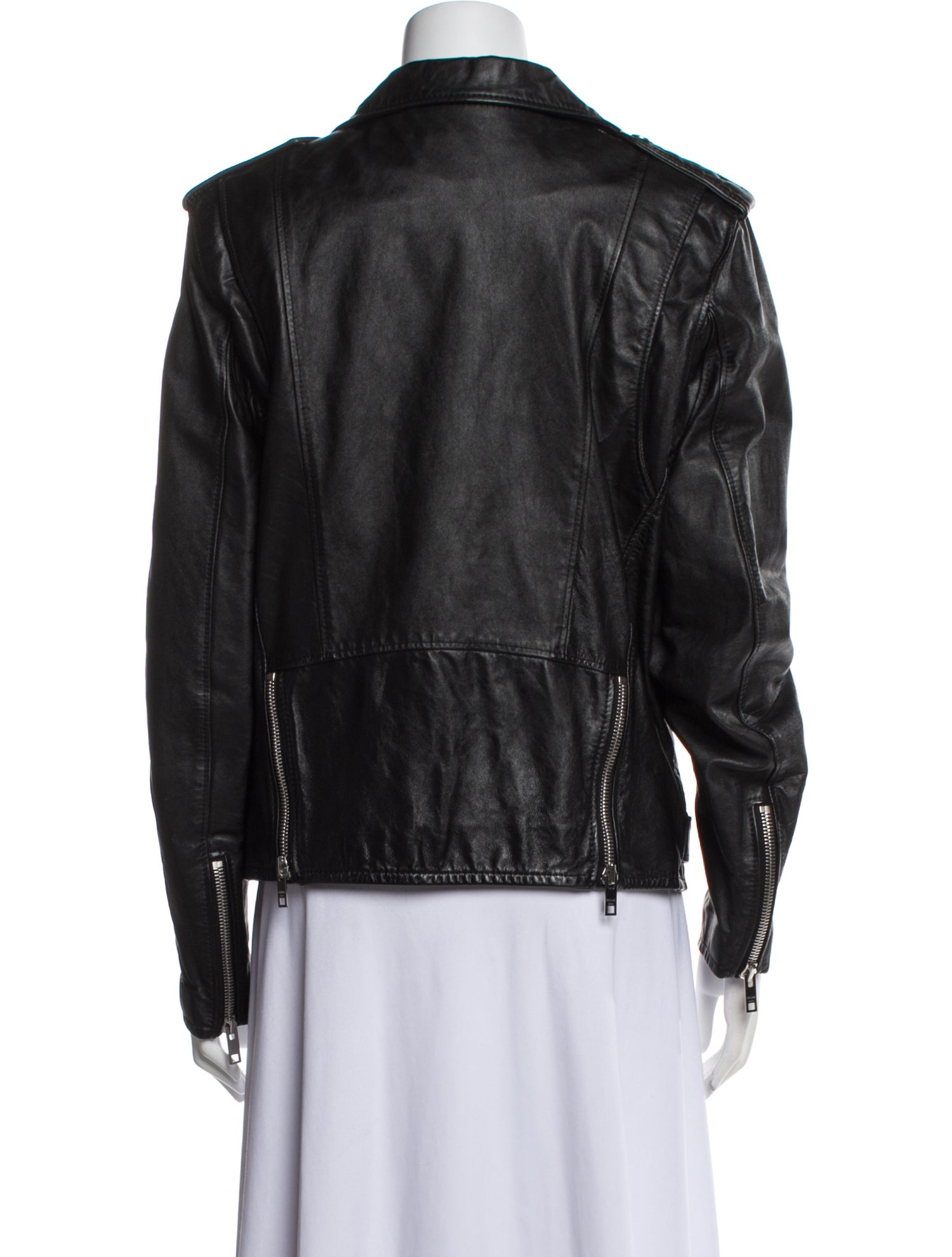 Celine Leather Biker Jacket