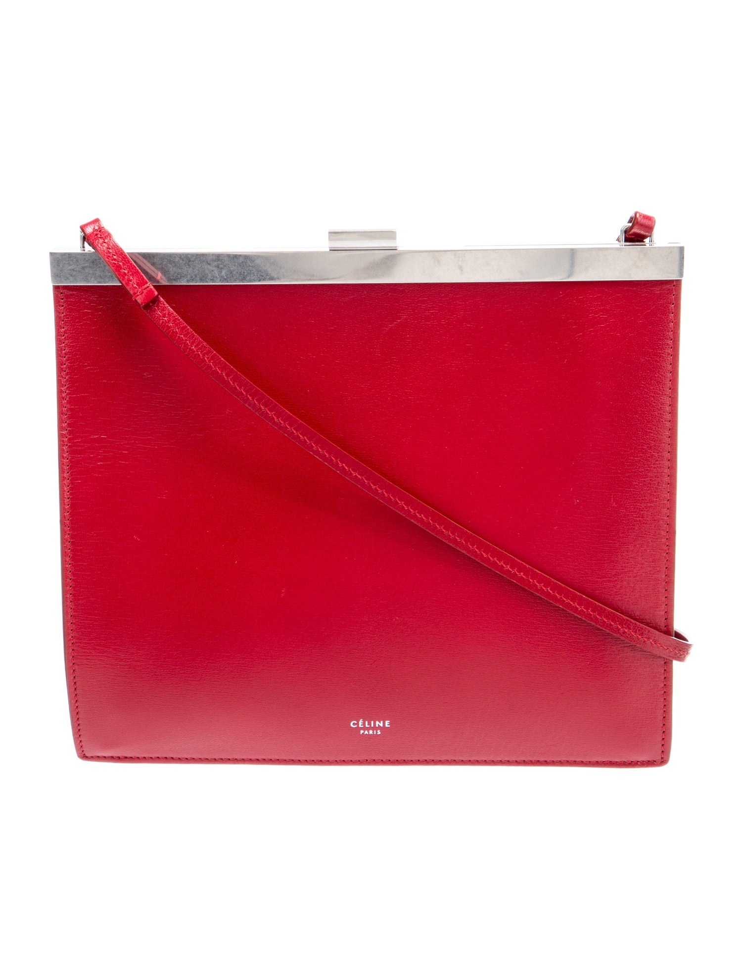 Celine Leather Clasp Mini