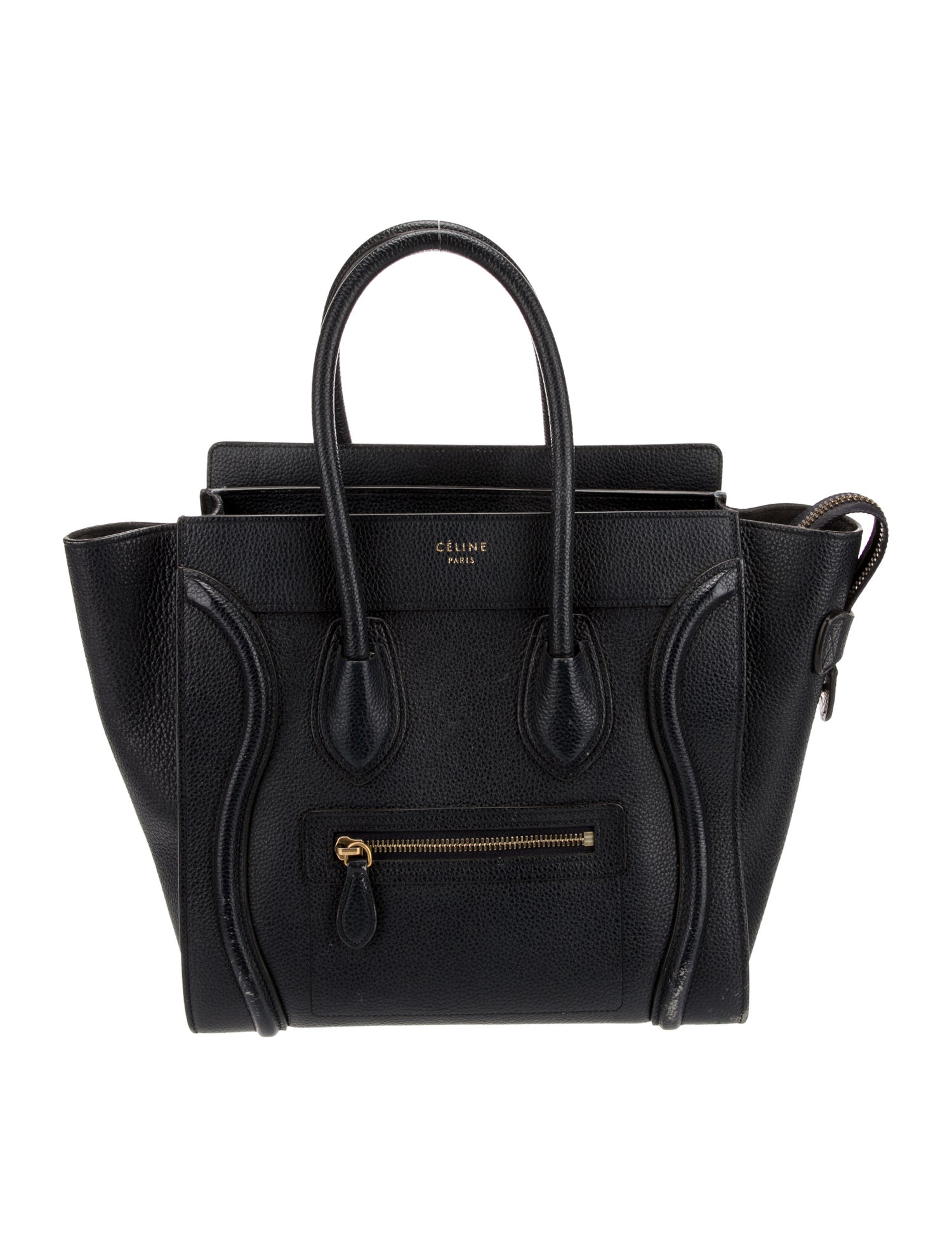Celine Leather Luggage Micro