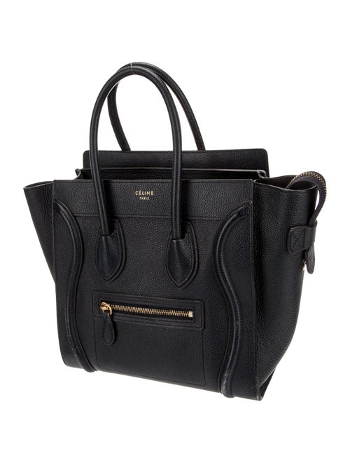 Celine Leather Luggage Micro
