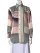 Celine Silk Printed Button-Up Top