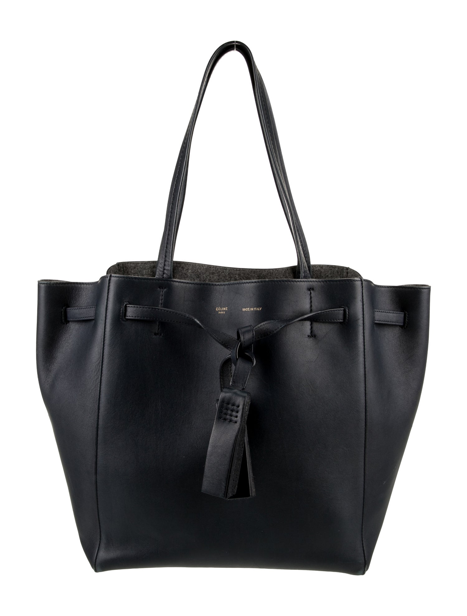 Celine Leather Cabas Phantom w/Belt