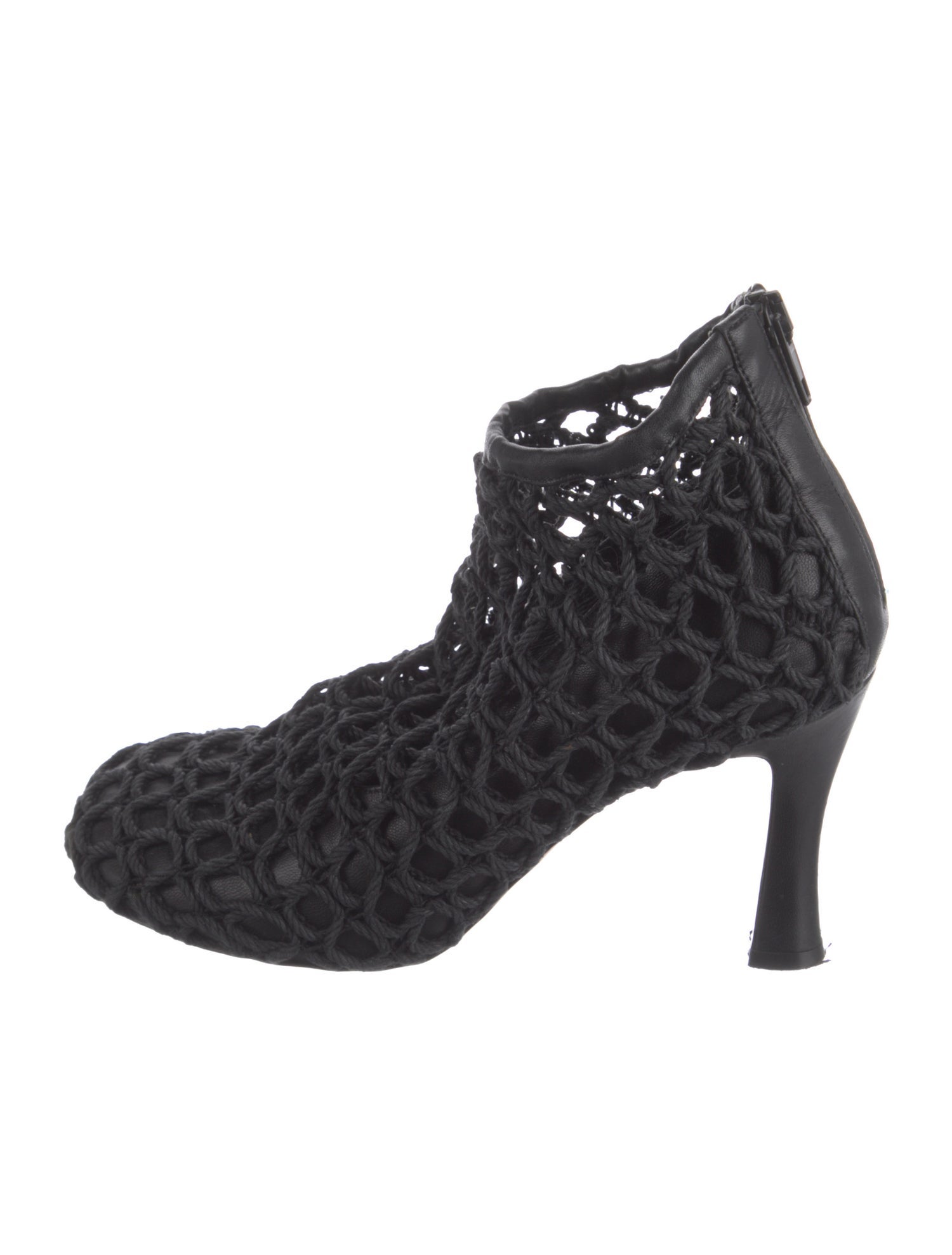 Celine Leather Lace-Up Boots