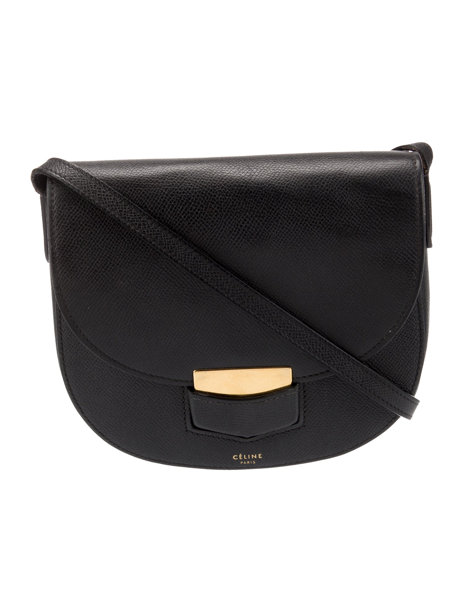 Celine Leather Trotteur Small