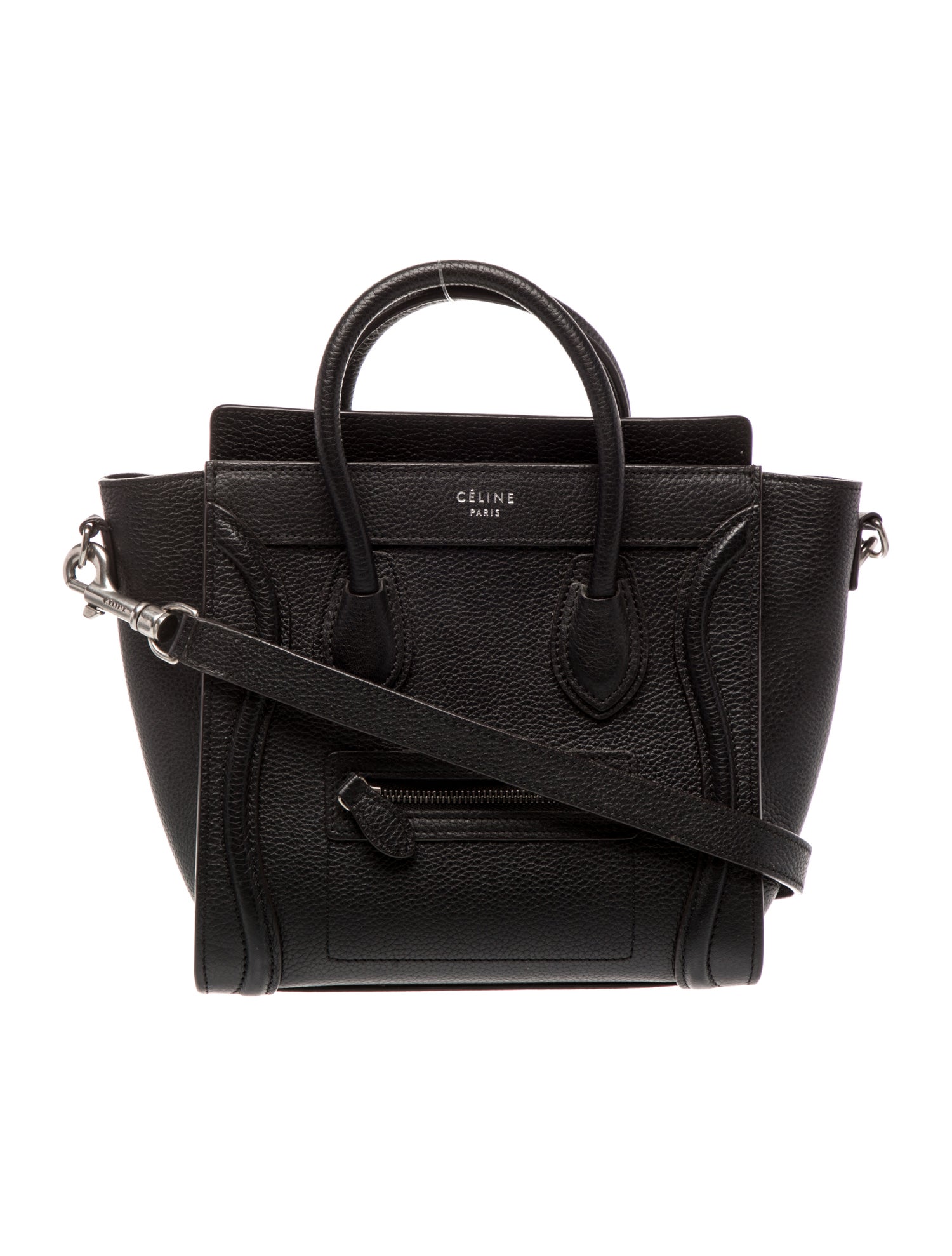 Celine Leather Luggage Nano