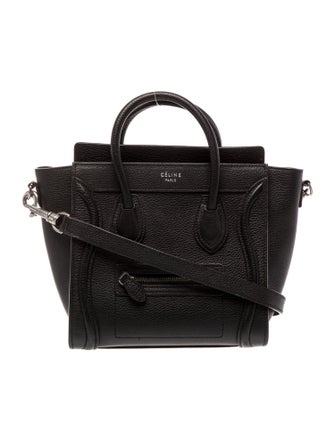 Celine Leather Luggage Nano