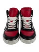 Celine Leather Colorblock Pattern Sneakers