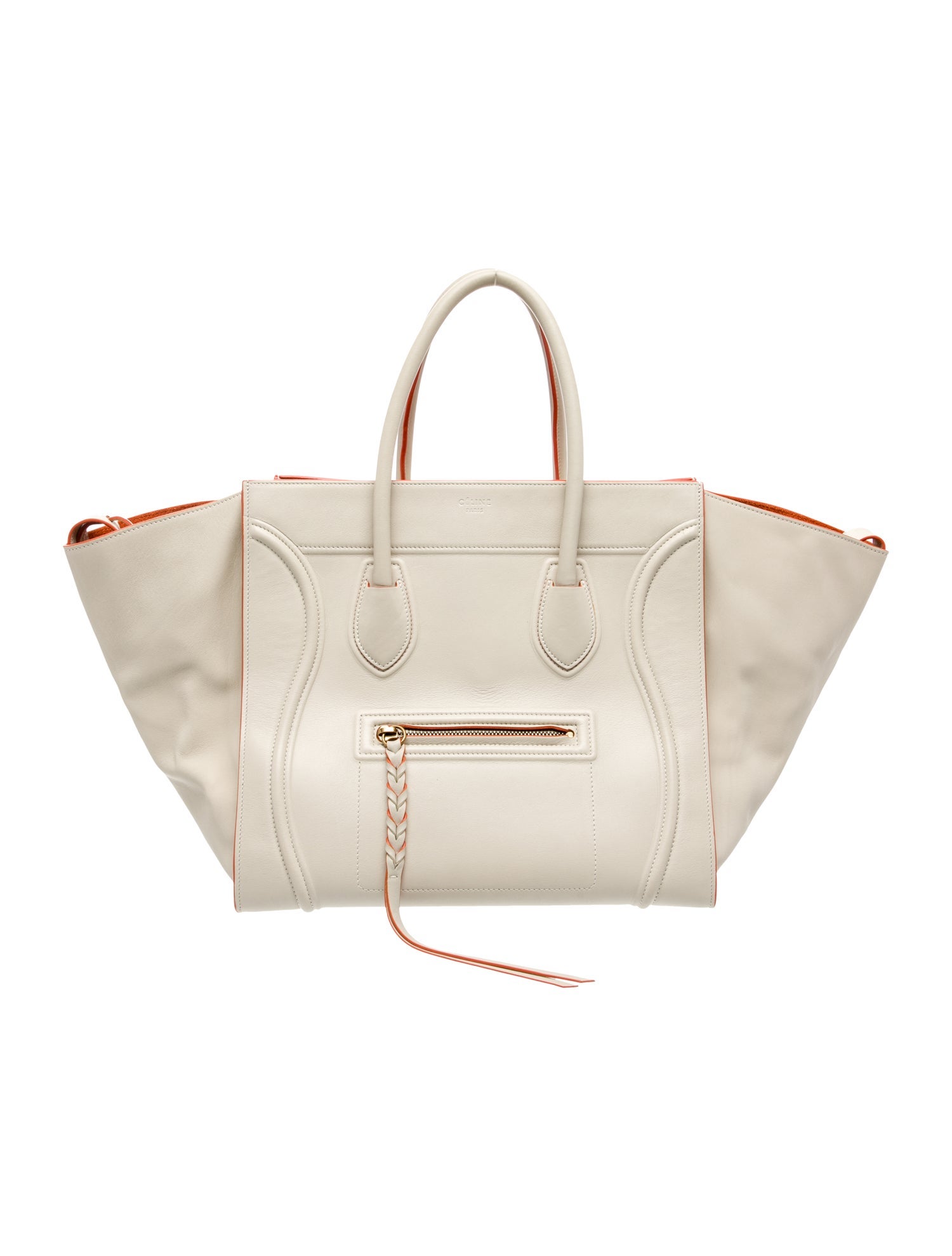 Celine Leather Luggage Phantom Medium