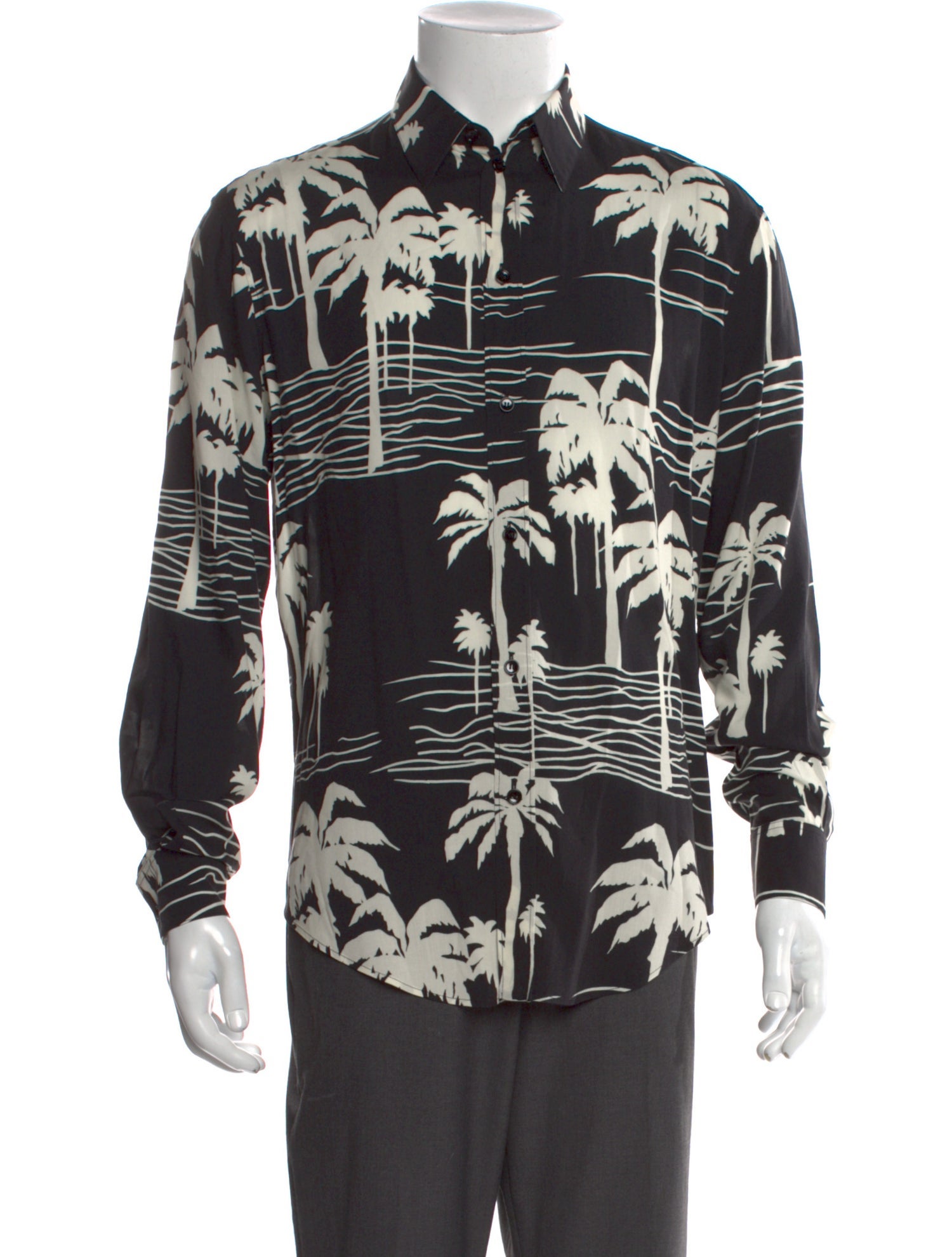 Celine Printed Long Sleeve Shirt