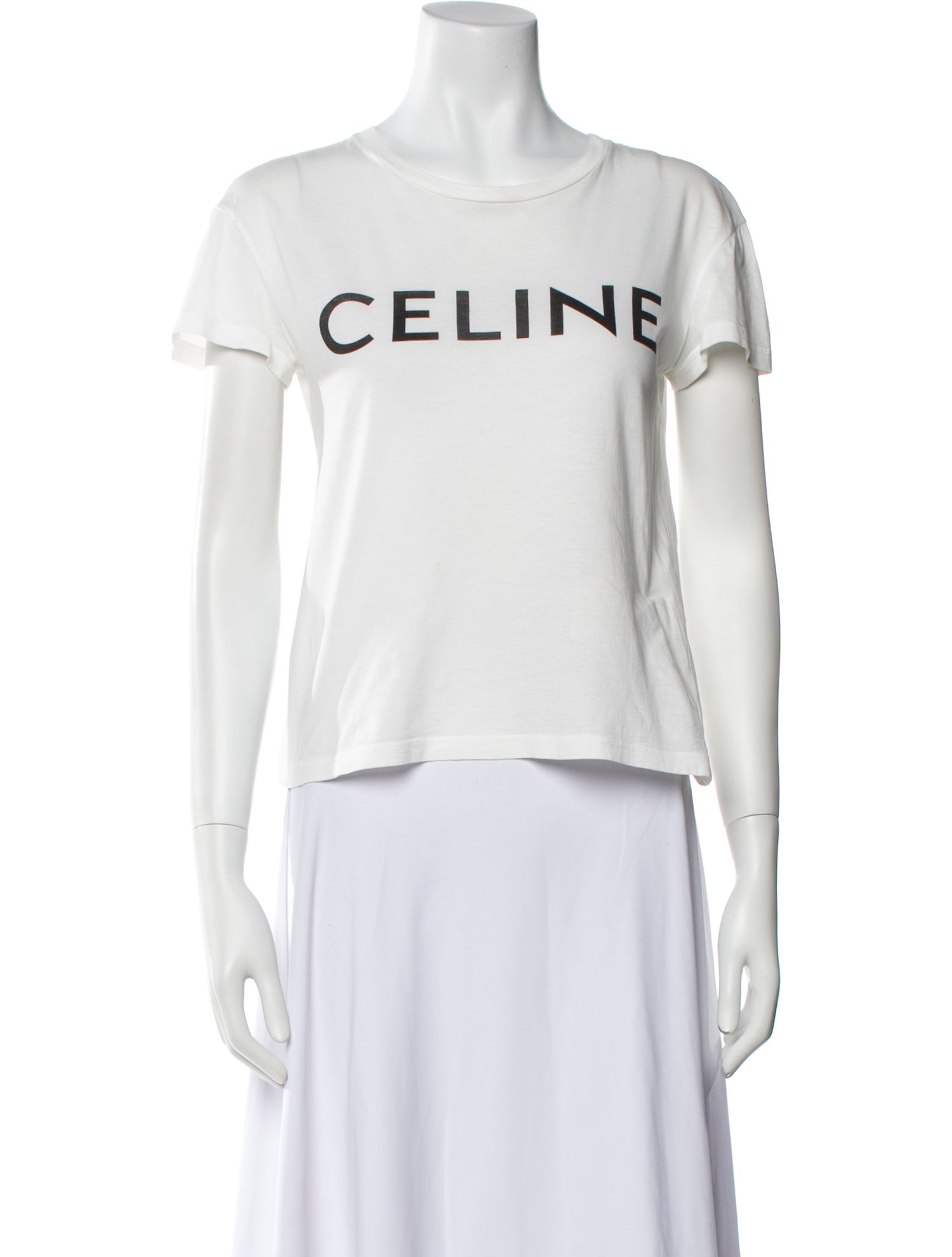 Celine Graphic Print Crew Neck T-Shirt