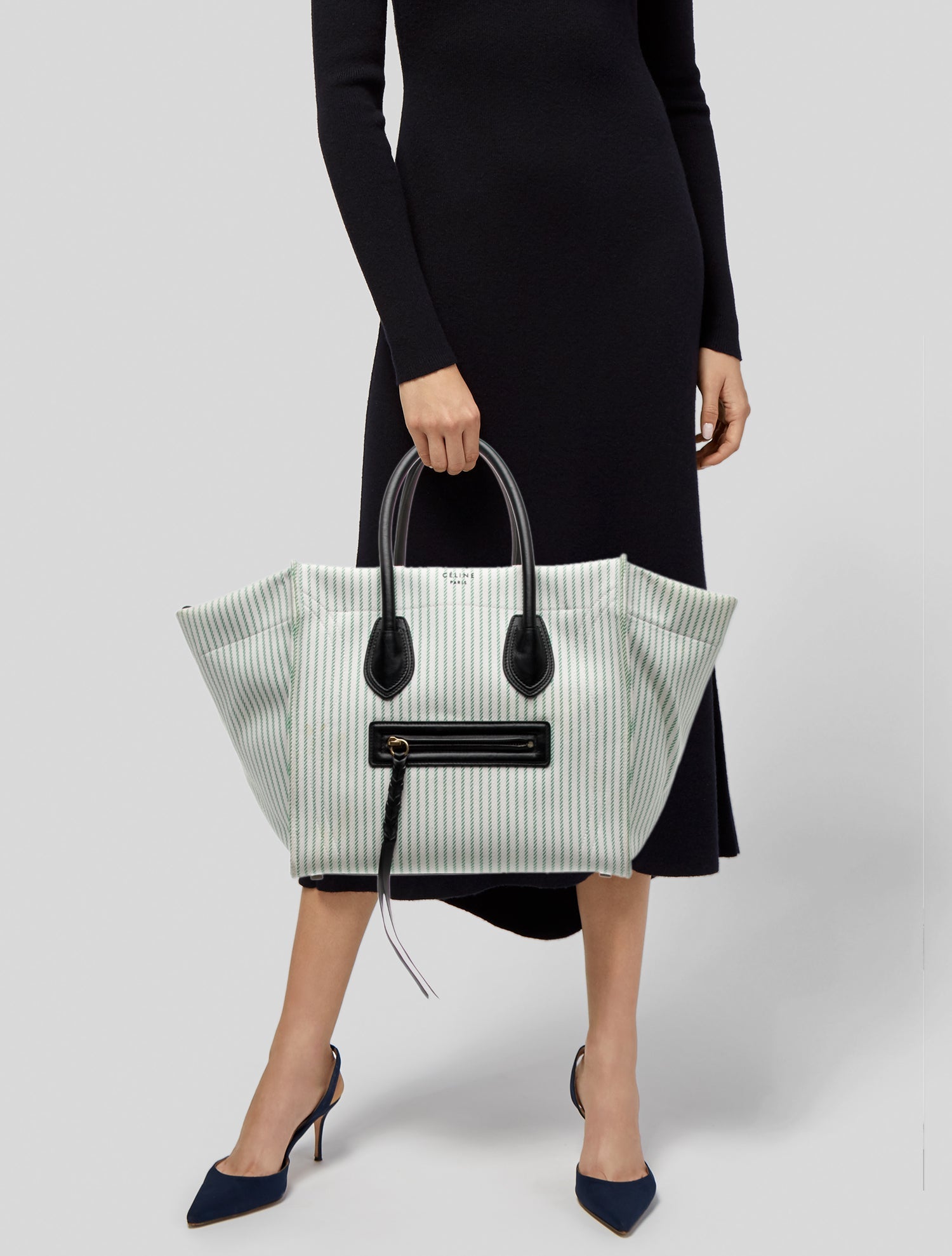 Celine Canvas Luggage Phantom Medium