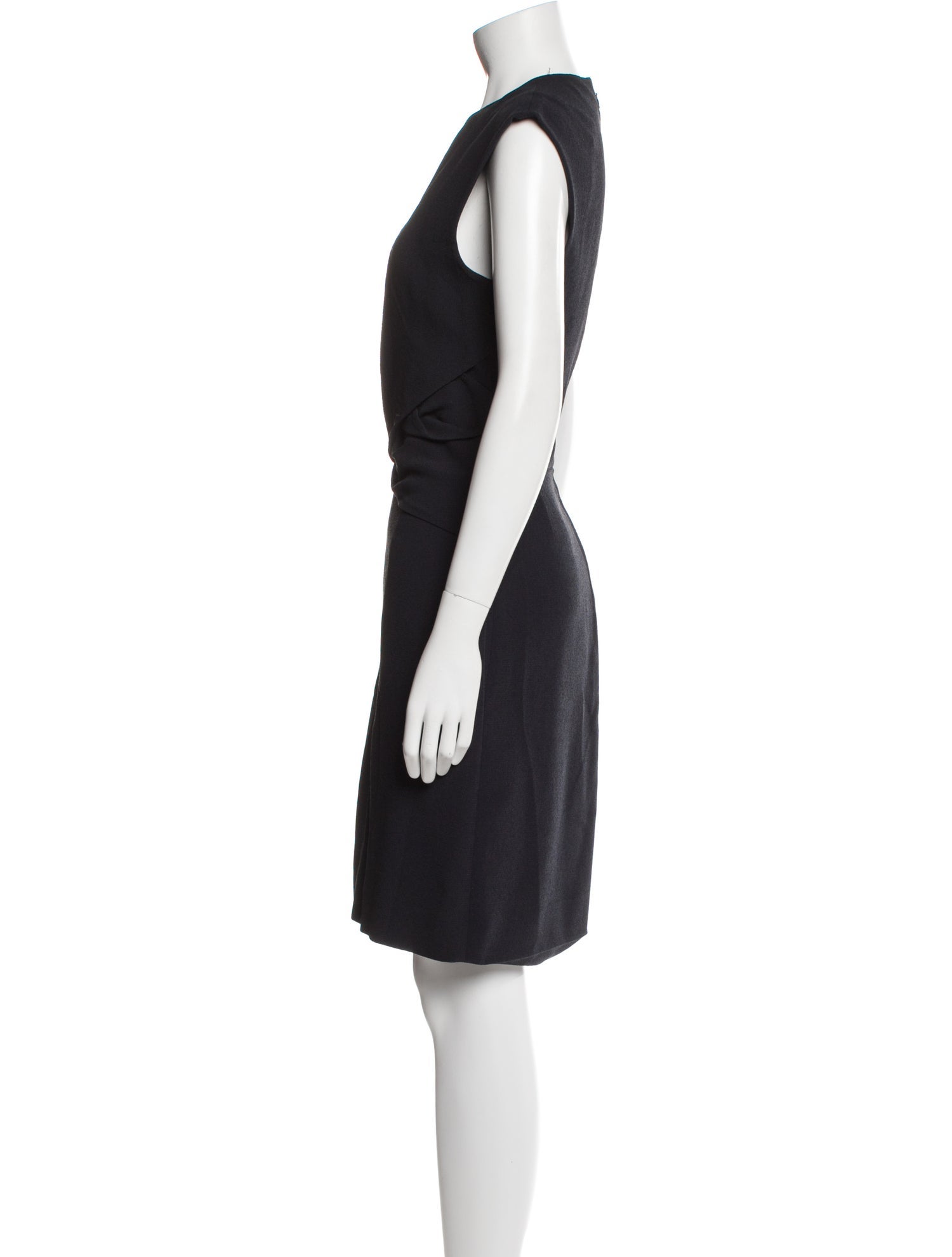 Celine Crew Neck Knee-Length Dress