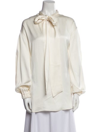 Celine Silk Long Sleeve Tunic