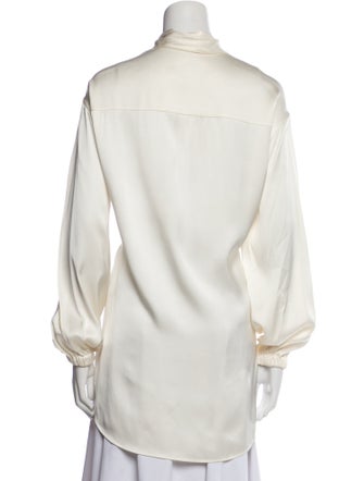 Celine Silk Long Sleeve Tunic