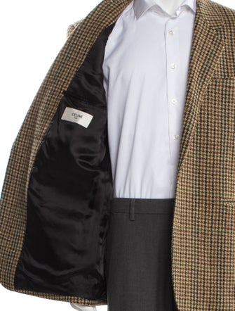 Celine 2019 Tournon Check Plaid Blazer