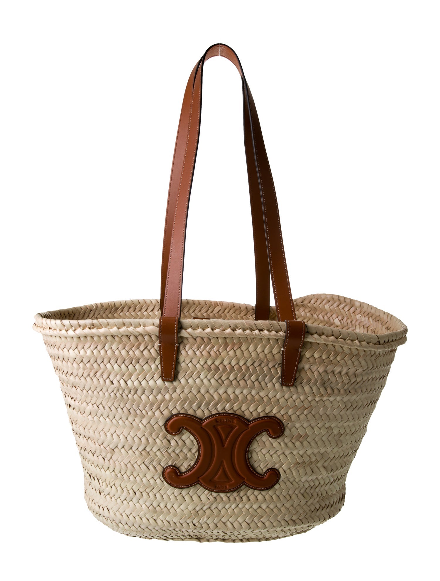 Celine Medium Raffia Classic Panier 2023