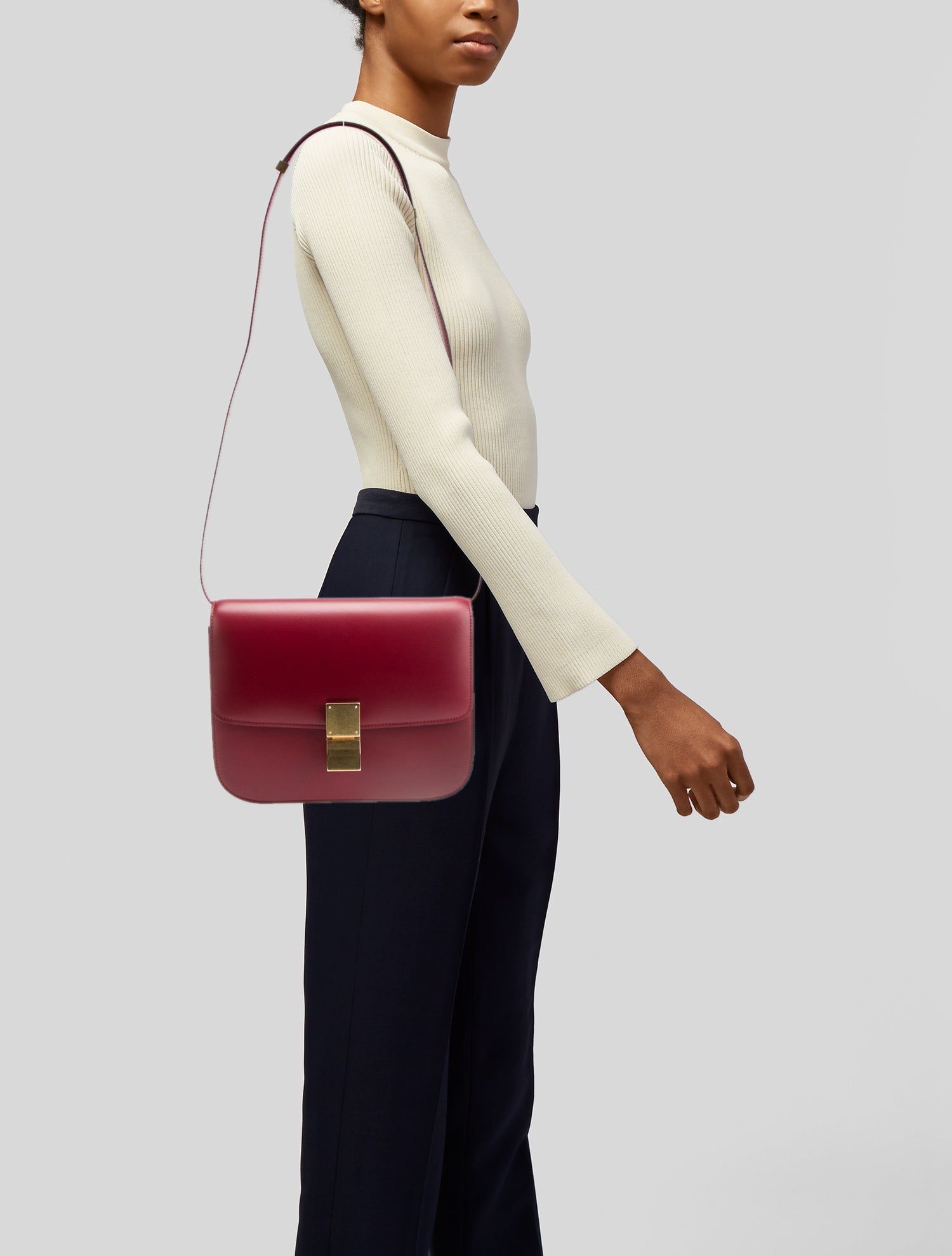 Celine Medium Leather Classic