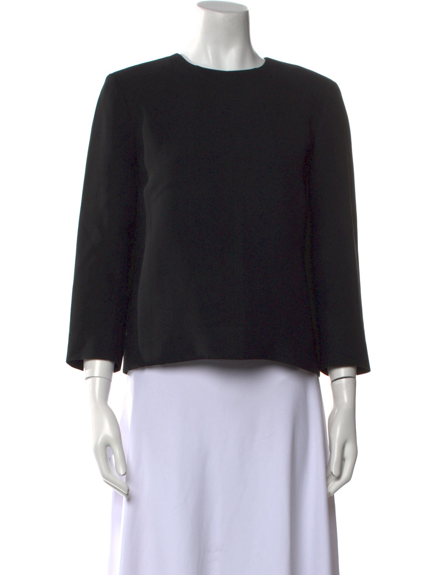 Celine Crew Neck Three-Quarter Sleeve Sweatshirt