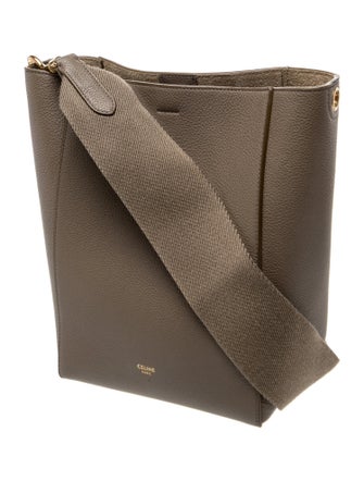 Celine Leather Seau Sangle Small