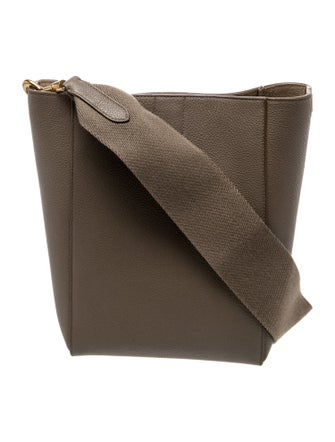Celine Leather Seau Sangle Small