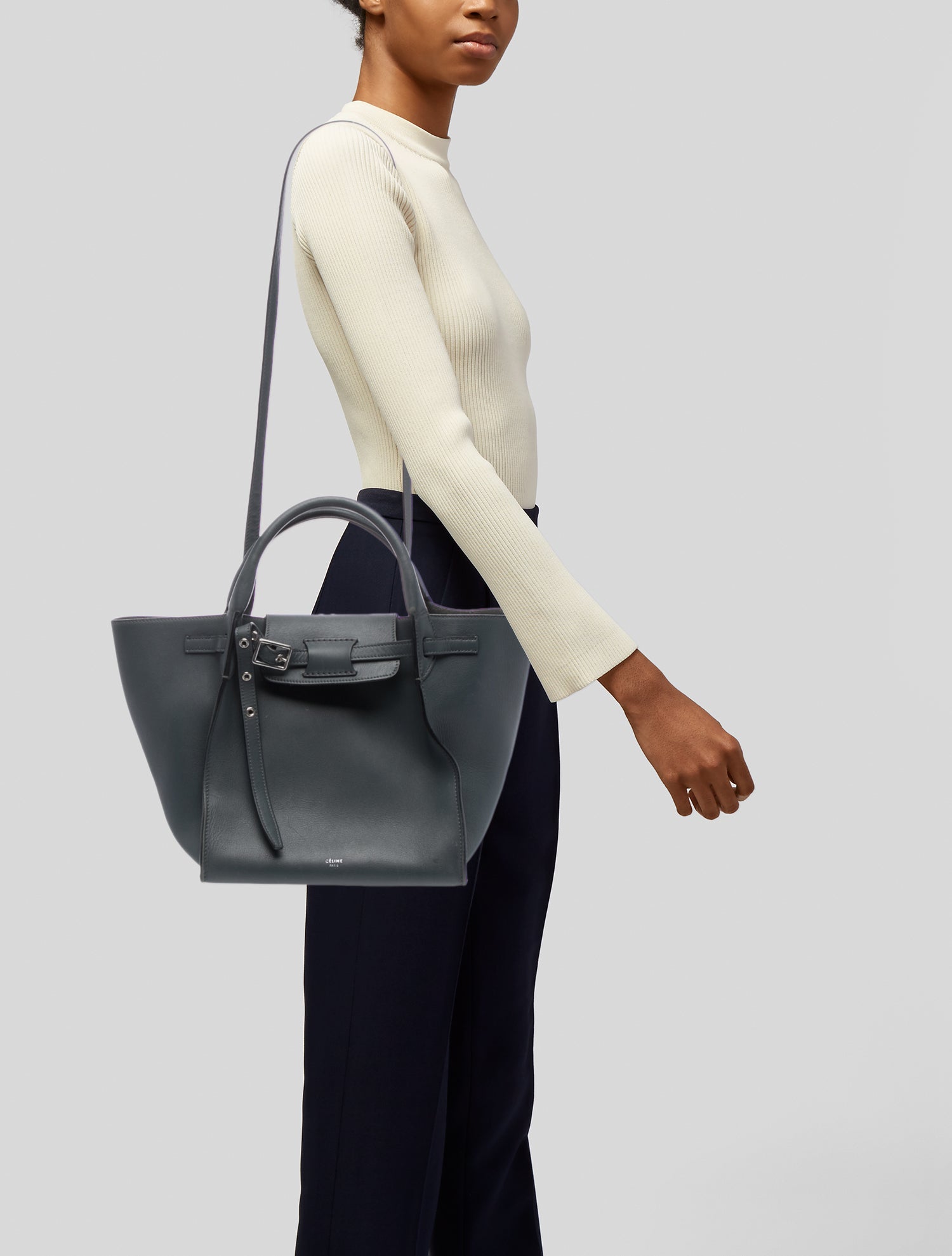Celine Leather Big Bag Small